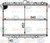BEHR HELLA SERVICE 8MK 376 706-591 Radiator, engine cooling